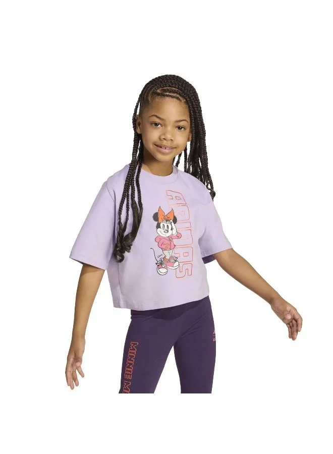 اديداس تيشيرت بنفسجي قصير الأكمام للأطفال